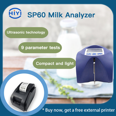 Analisatore di latte da 5-10 ml Sp60 Lactoscan Mini Ph / Conduttività Concentrata Portatile Ultrasonica